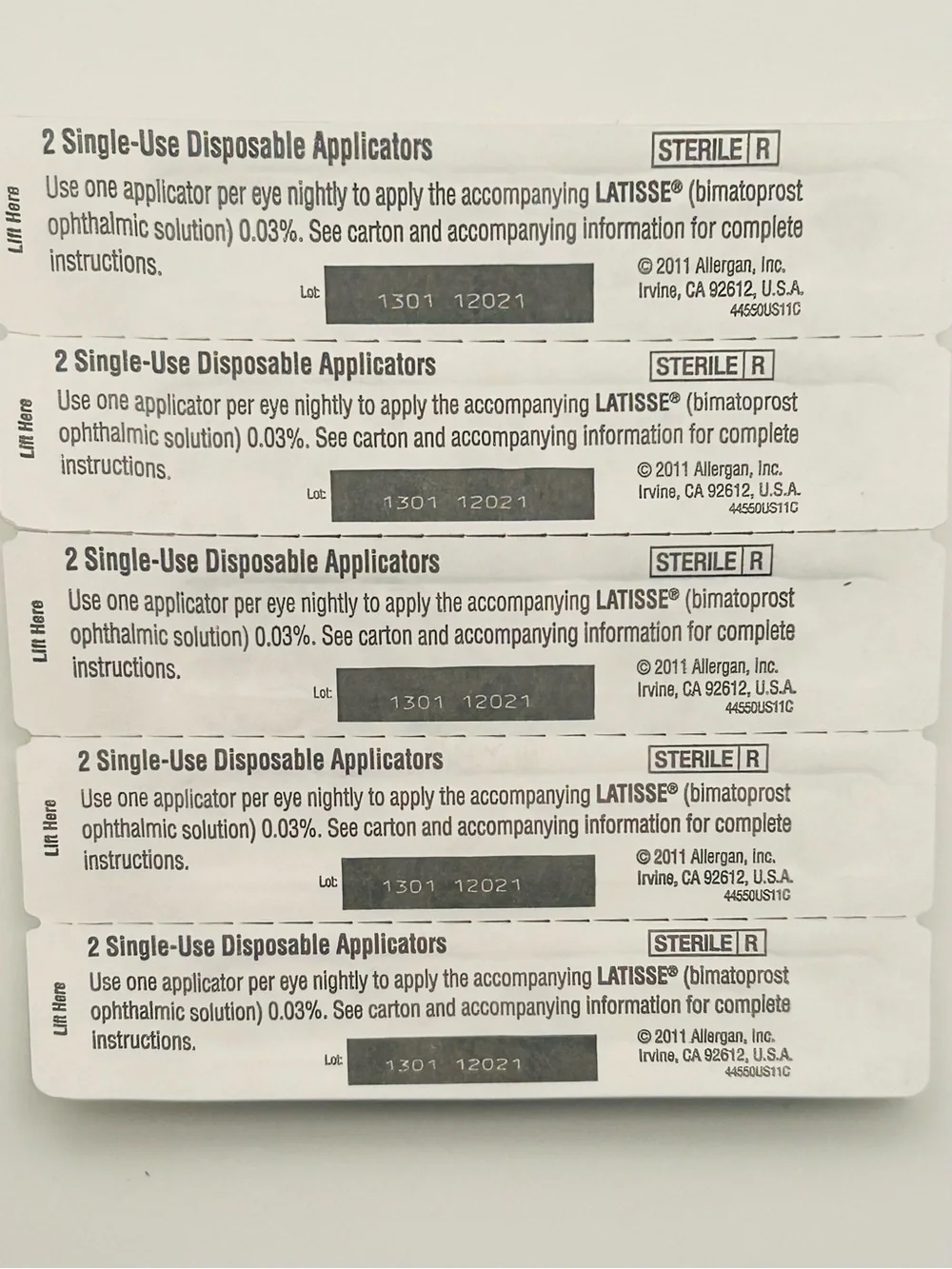 Sterile Disposable single use Micro Brush Applicators - lot of 40